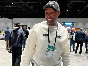 Leslie Frazier at Super Bowl LVIII