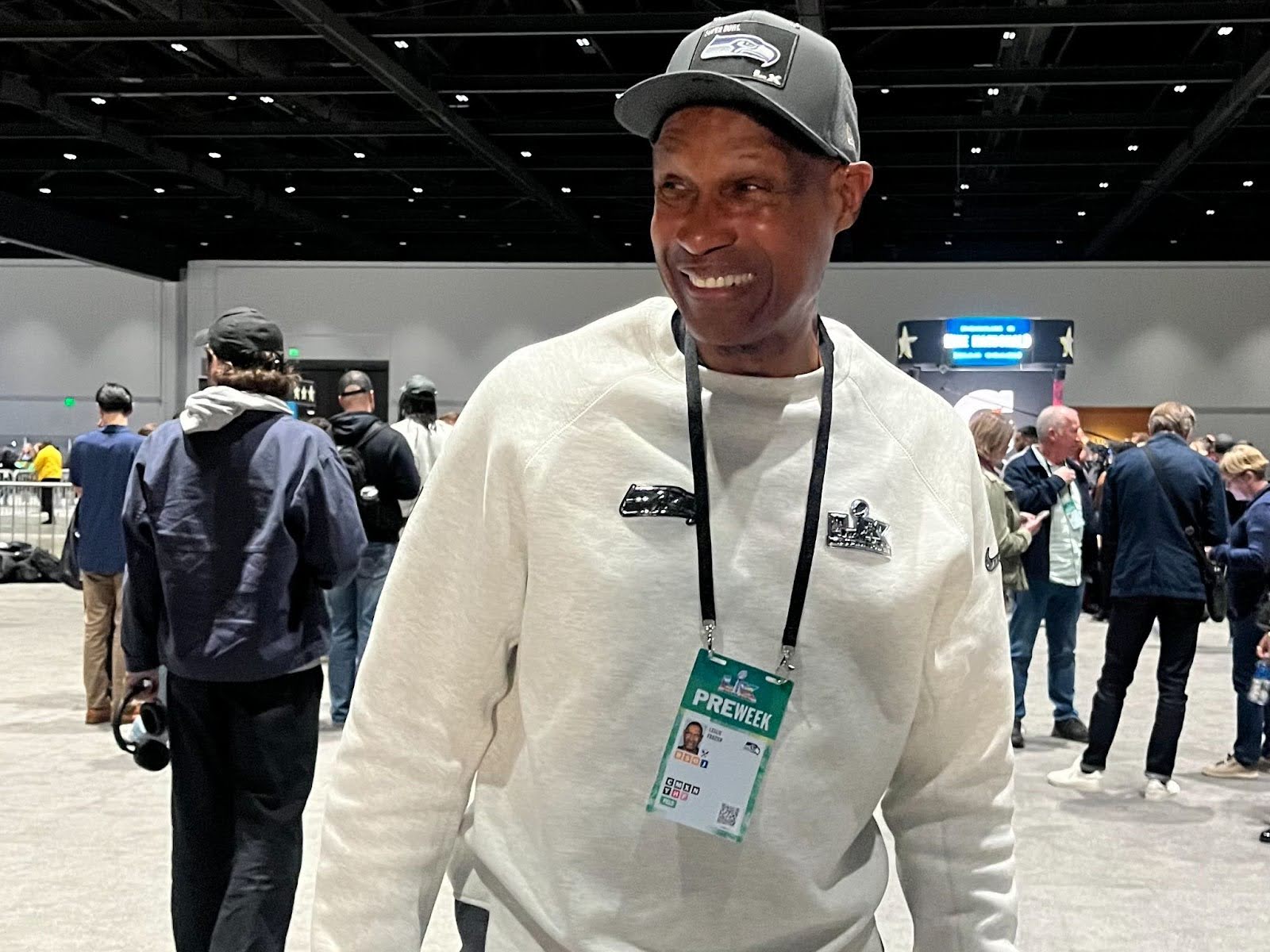 Leslie Frazier at Super Bowl LVIII