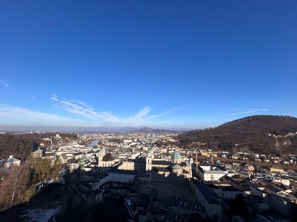 Salzburg cityscape from Hohensalzburg Fortress