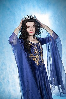 Merlin Morgana Purple Dress