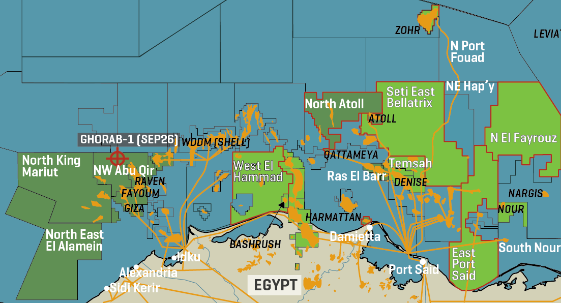 BP Spuds Egypt Offshore Well
