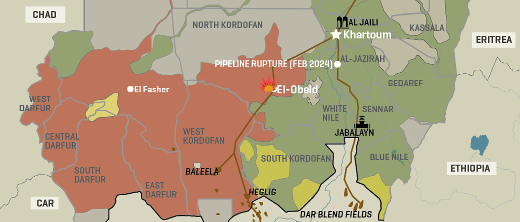 Sudan Areas Of Control