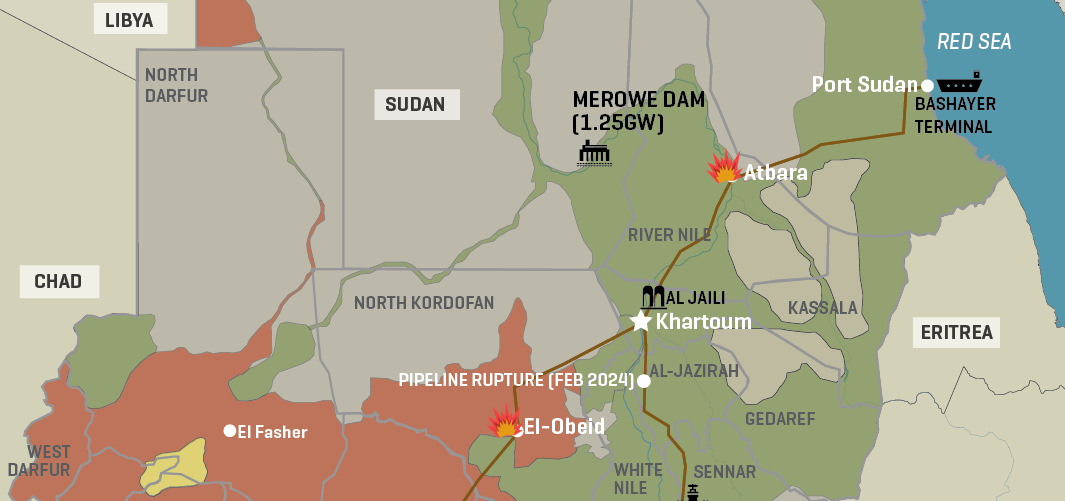 Sudan Areas Of Control