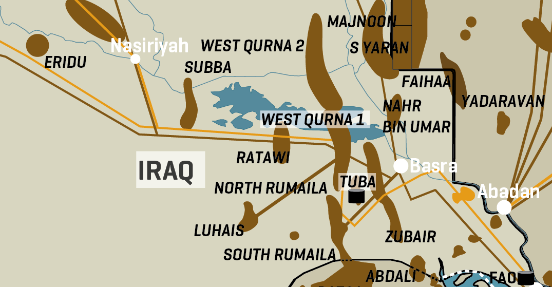 Iraq’s Southern Oil Fields & Infrastructure