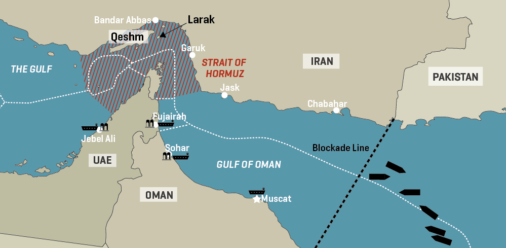 US Establishes Blockade On All Ships Calling At Iranian Ports