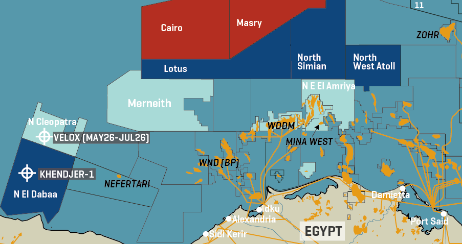 Egypt West Med Offshore: Key Blocks & Drilling Sites