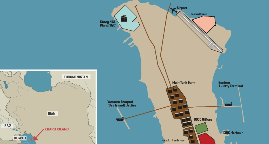 Iran's Kharg Island Facilities