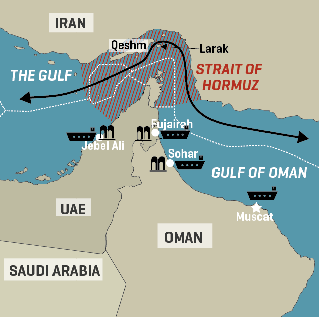Tehran Toll Booth: Vessels Divert In the Strait of Hormuz