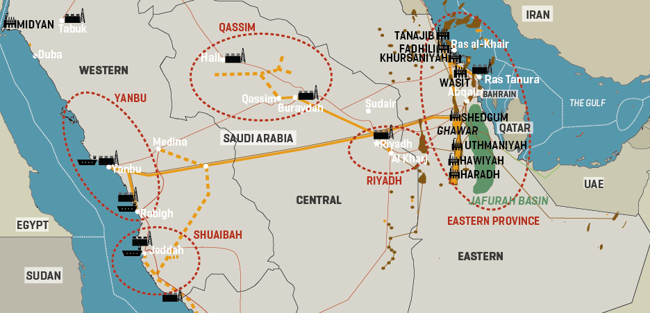 Saudi Arabia Plans Major Gas Pipeline Expansion To Handle Increased Volumes