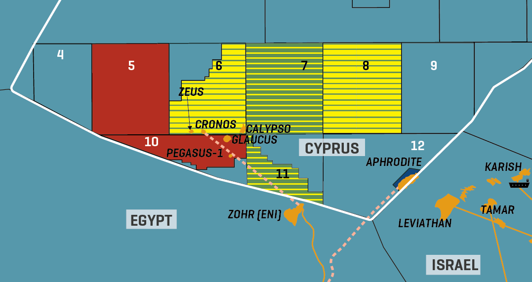 Cyprus Key Blocks & Gas Discoveries