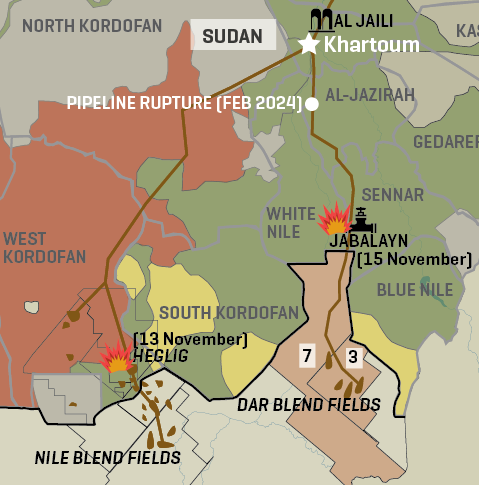 Sudan Areas Of Control