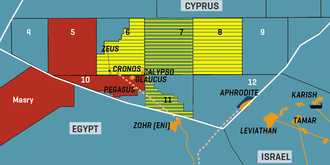 Cyprus Key Blocks & Gas Discoveries