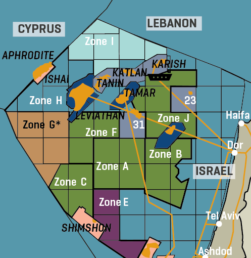 Israel Offshore Bid Round 5 Blocks