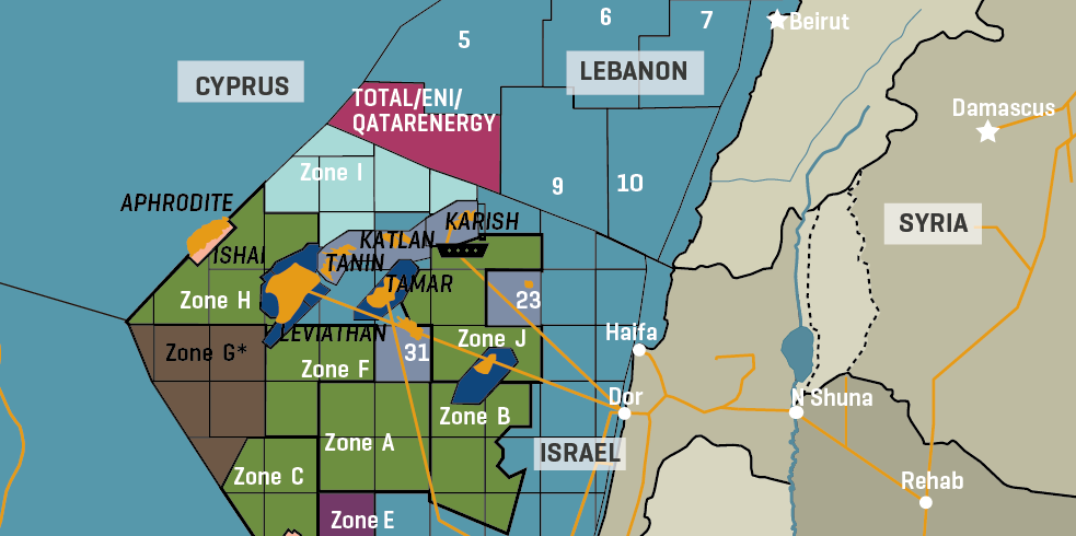 Israel Offshore Blocks: Eni Exits Zone G