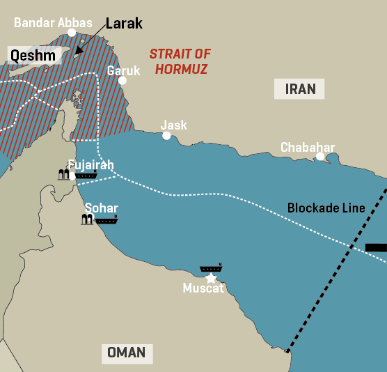 US Establishes Blockade On All Ships Calling At Iranian Ports
