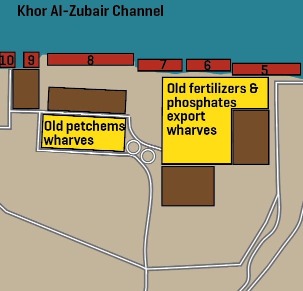Khor Al-Zubair Port Jetties And Infrastructure