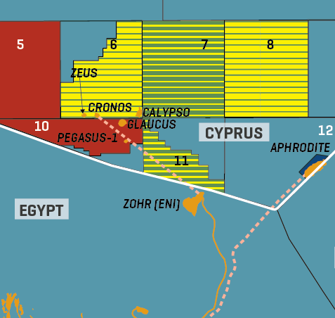 Cyprus Key Blocks & Gas Discoveries