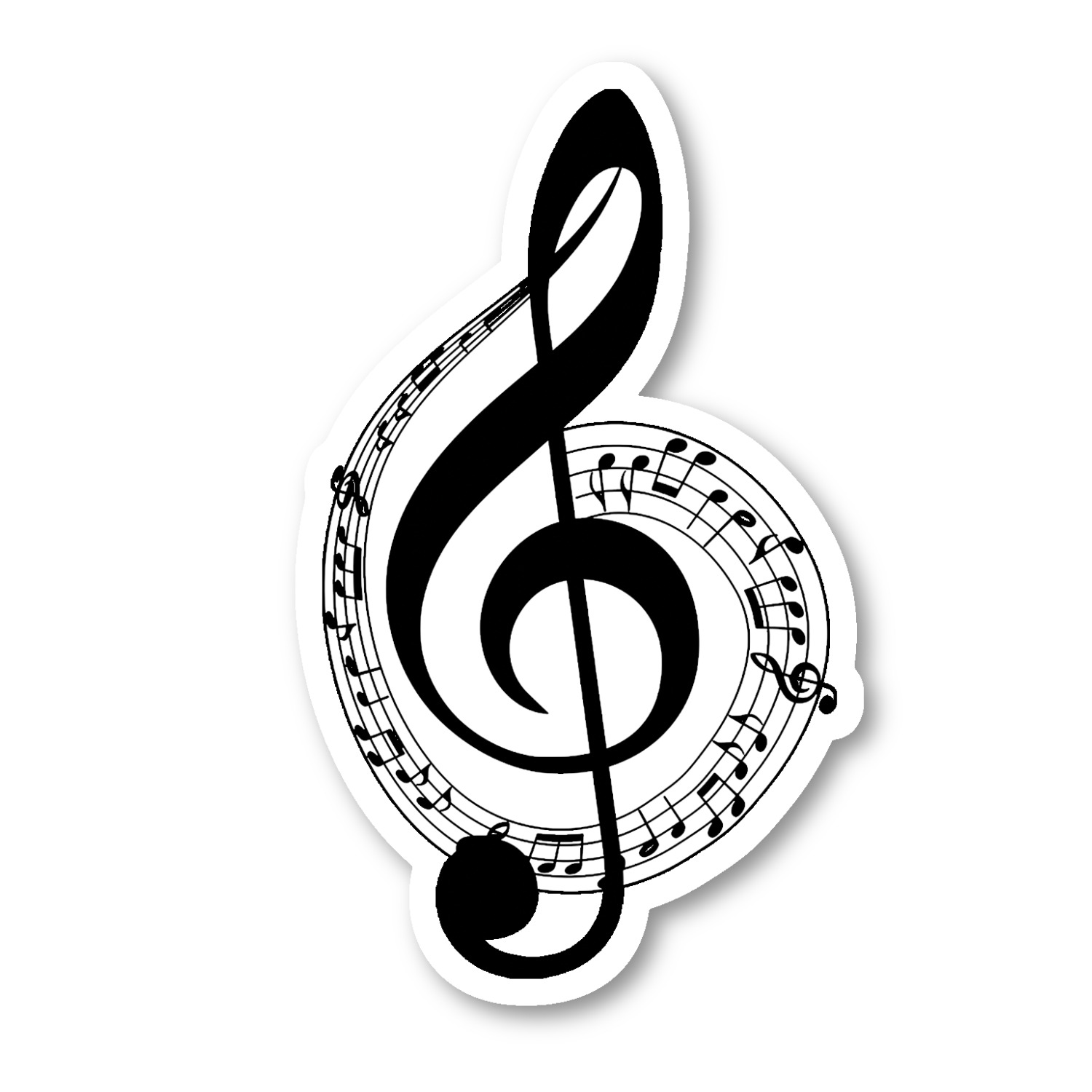 Musical Notes Sticker Music Lover Collection Stickers