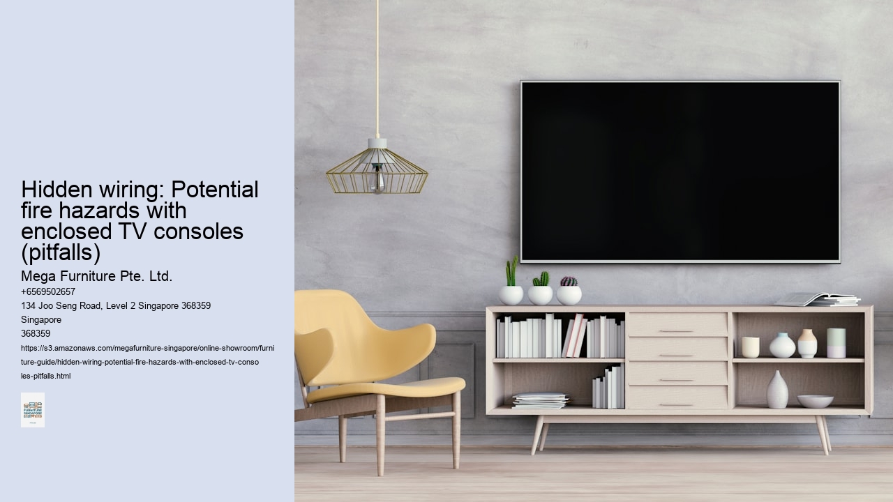 Hidden wiring: Potential fire hazards with enclosed TV consoles (pitfalls)