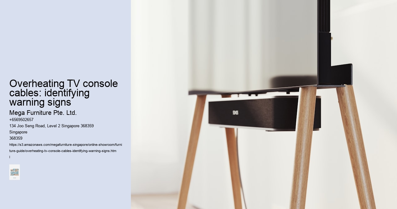 Overheating TV console cables: identifying warning signs
