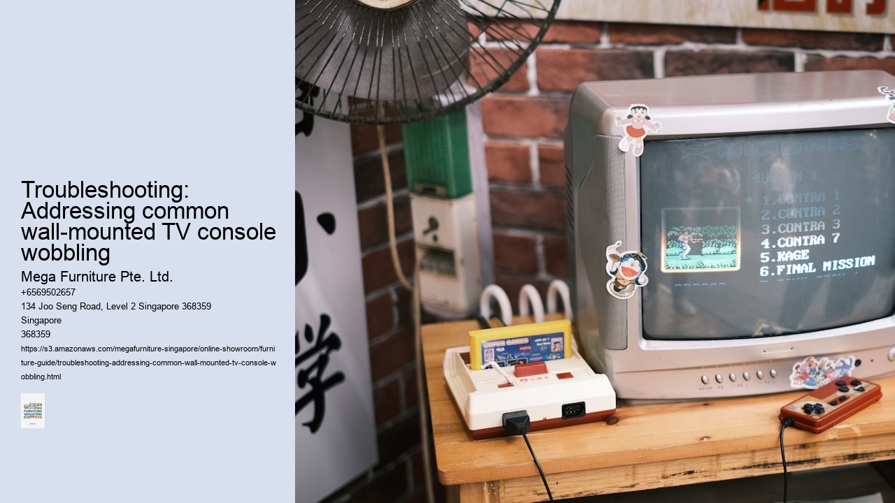 Troubleshooting: Addressing common wall-mounted TV console wobbling