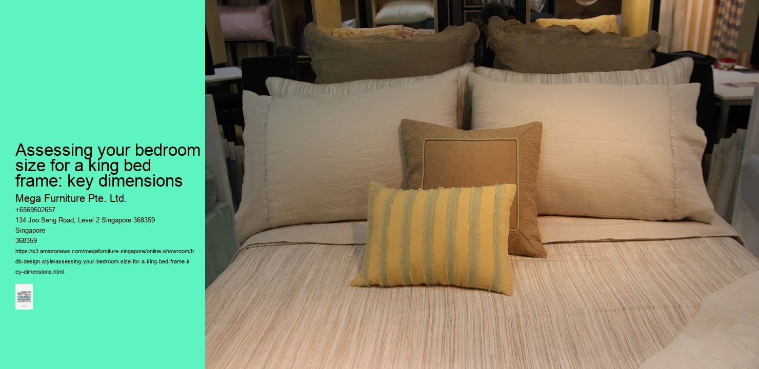 Assessing your bedroom size for a king bed frame: key dimensions