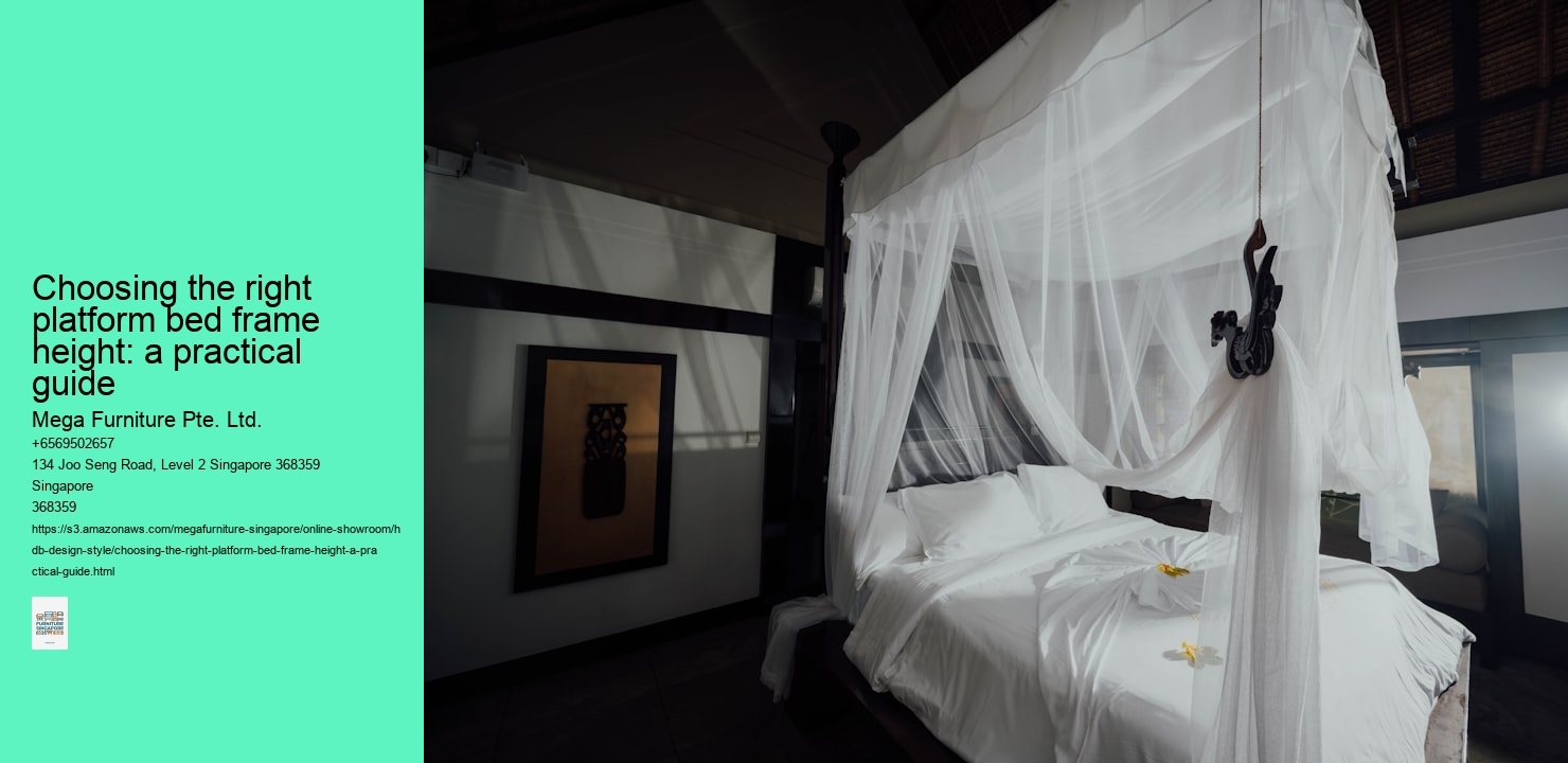 Choosing the right platform bed frame height: a practical guide