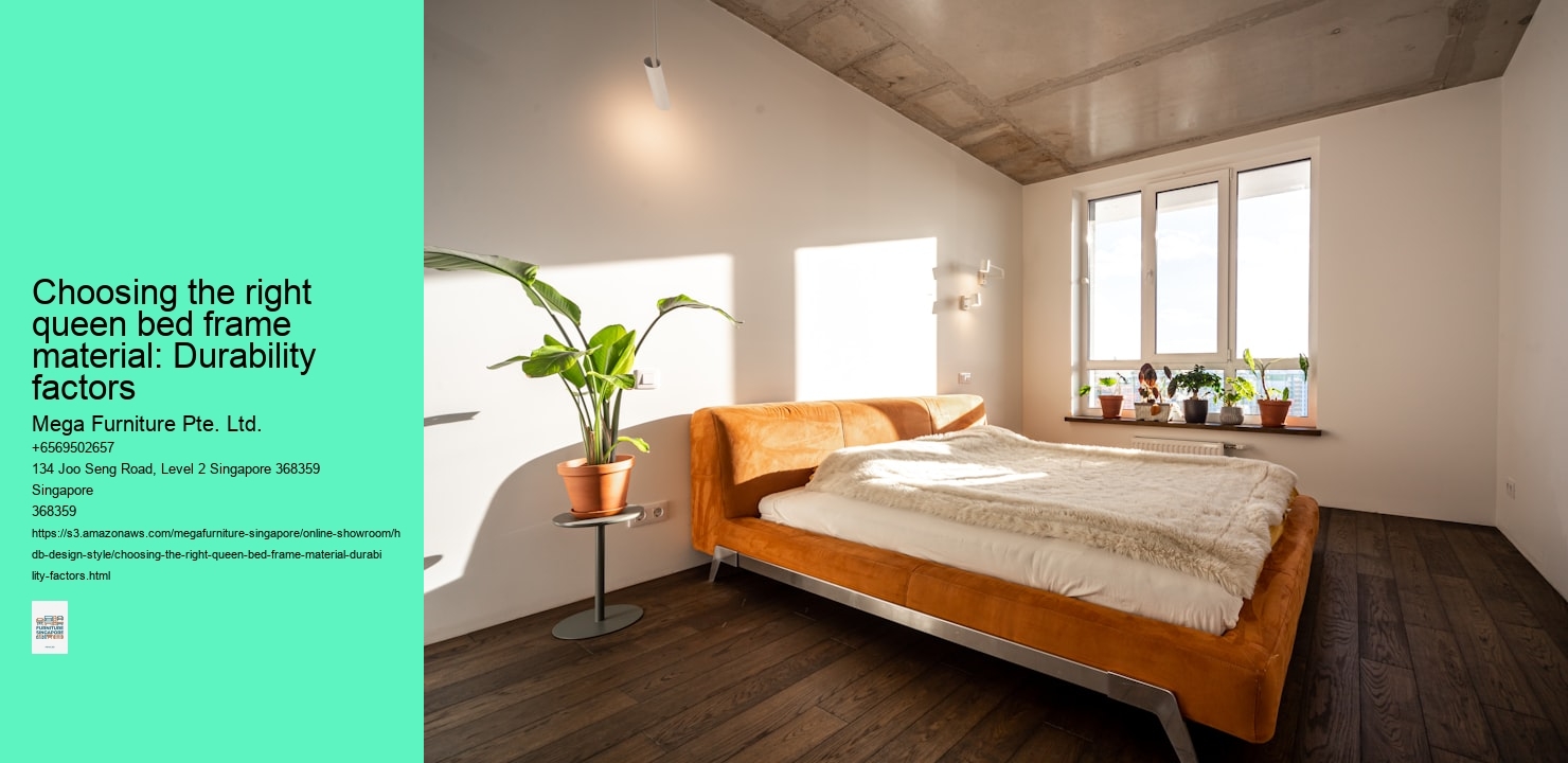 Choosing the right queen bed frame material: Durability factors