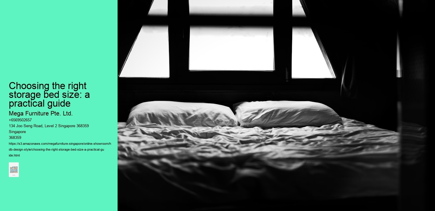 Choosing the right storage bed size: a practical guide
