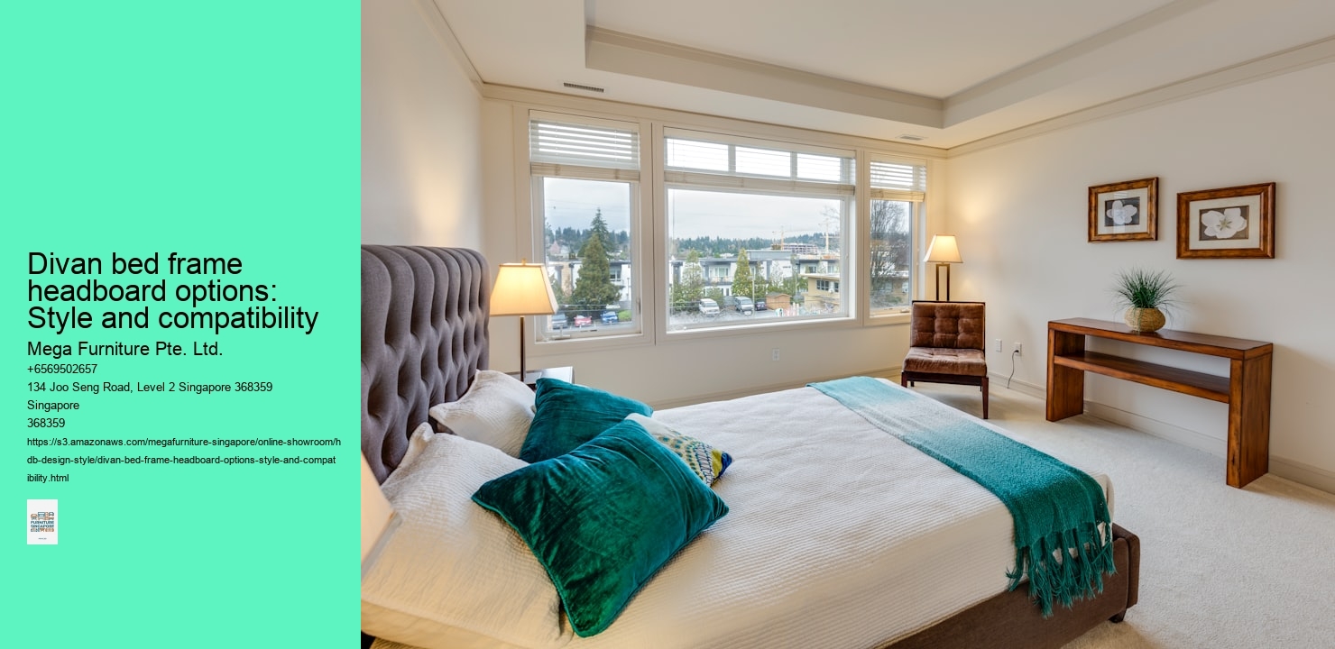 Divan bed frame headboard options: Style and compatibility