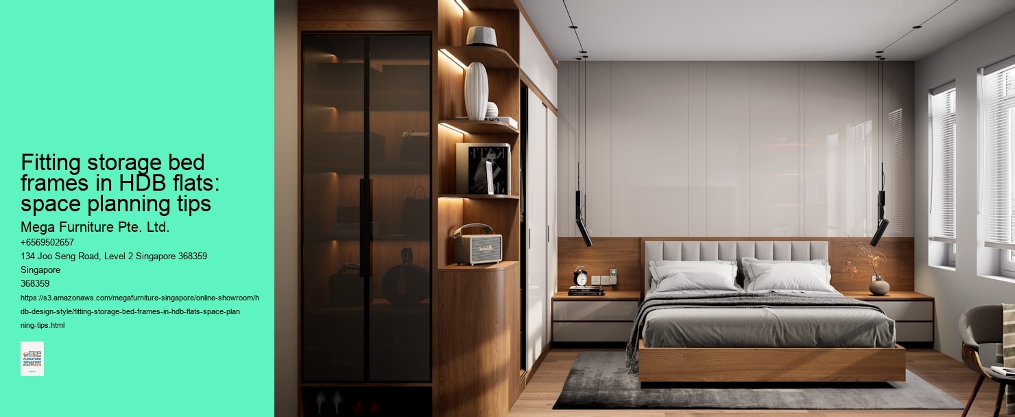 Fitting storage bed frames in HDB flats: space planning tips