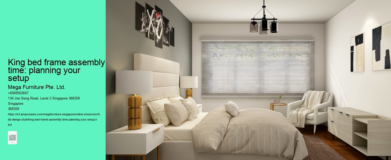 King bed frame assembly time: planning your setup