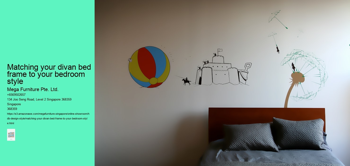 Matching your divan bed frame to your bedroom style