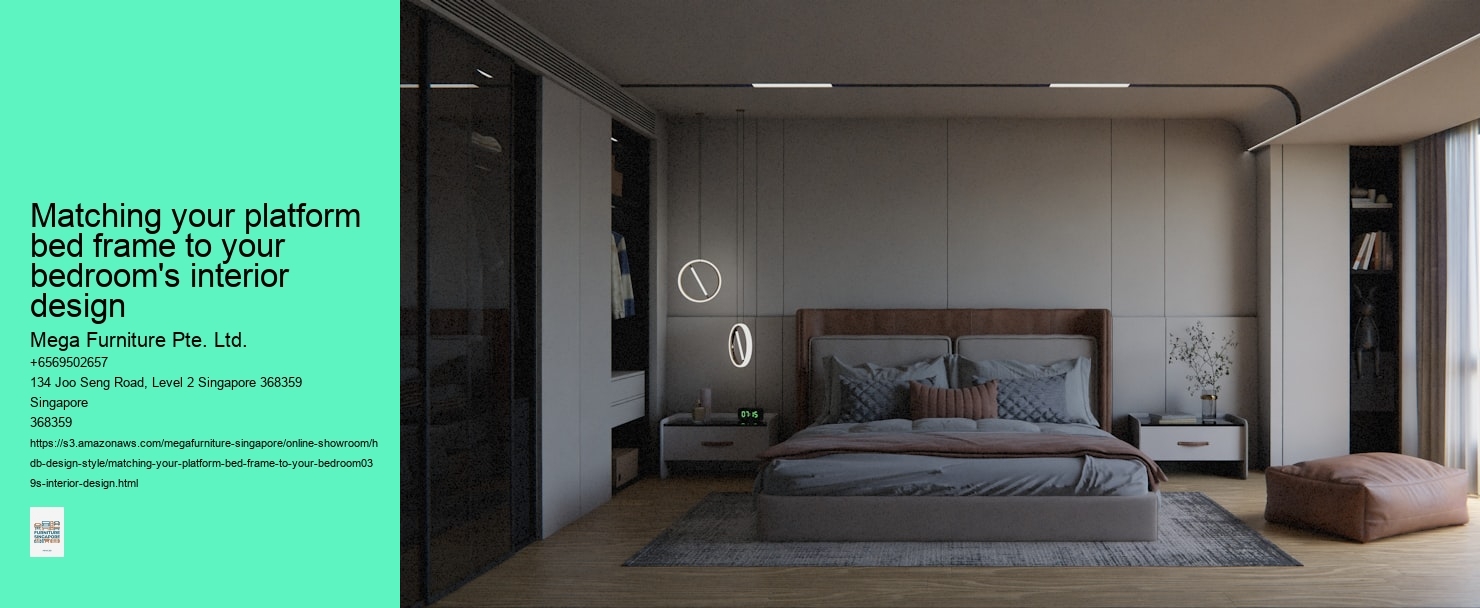 Matching your platform bed frame to your bedroom's interior design