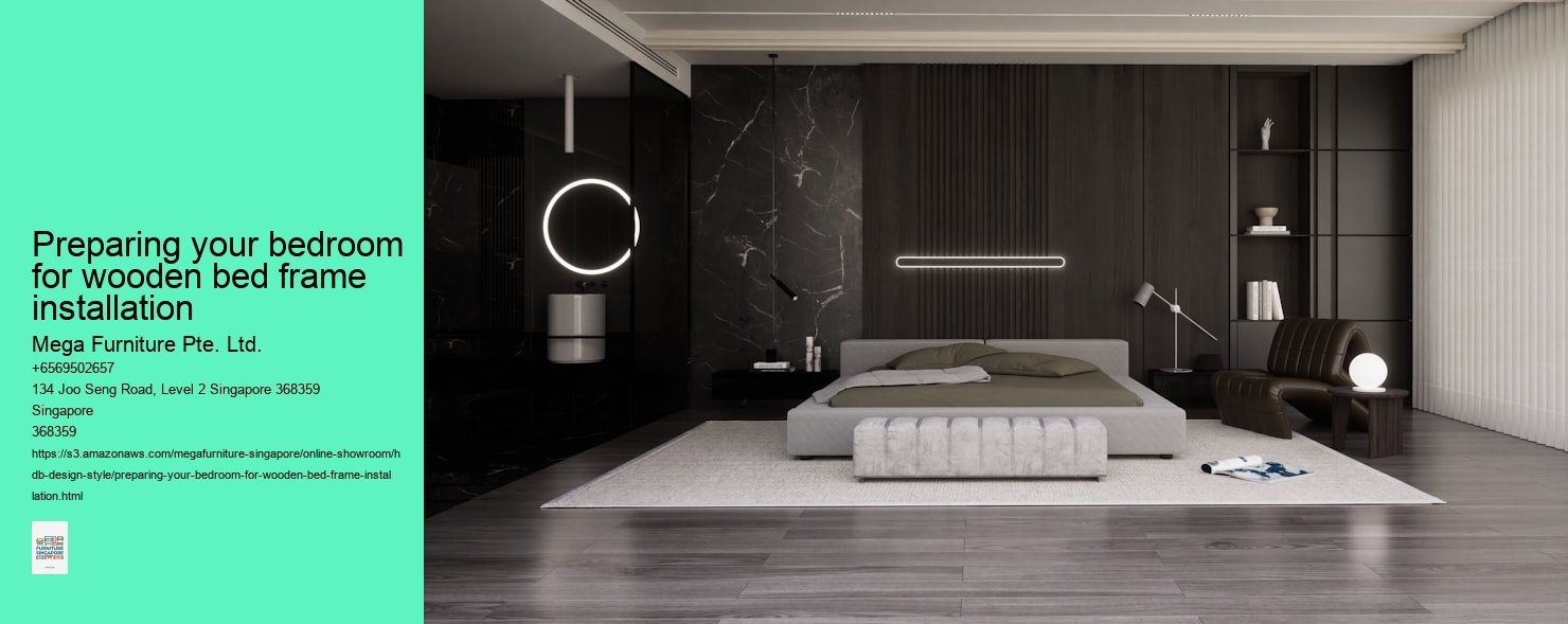Preparing your bedroom for wooden bed frame installation