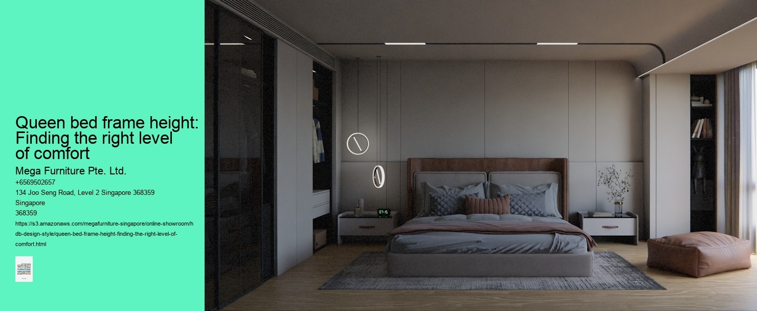 Queen bed frame height: Finding the right level of comfort