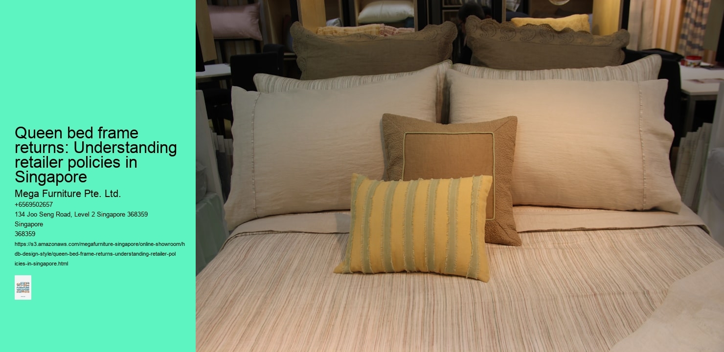 Queen bed frame returns: Understanding retailer policies in Singapore