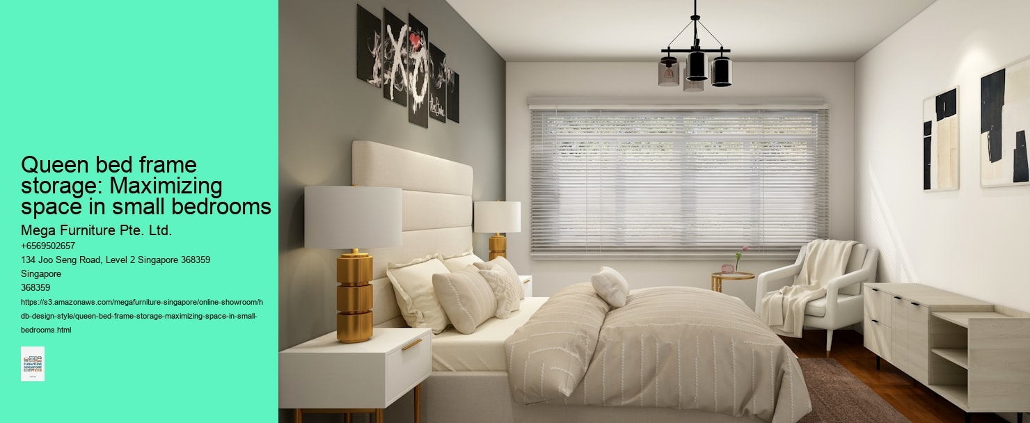 Queen bed frame storage: Maximizing space in small bedrooms