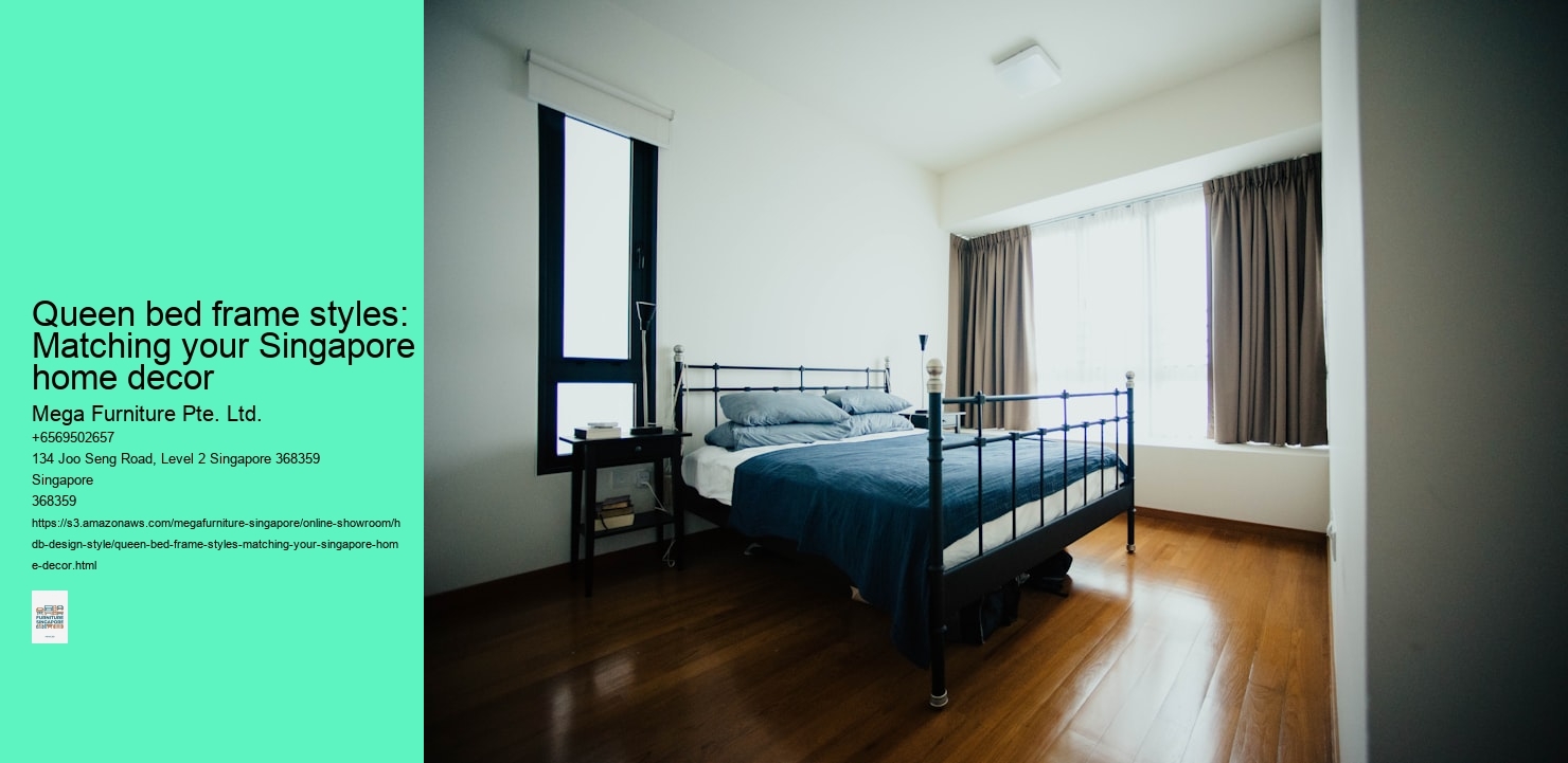 Queen bed frame styles: Matching your Singapore home decor