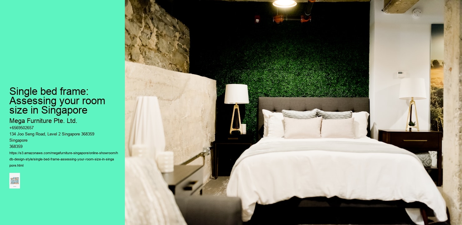 Single bed frame: Assessing your room size in Singapore