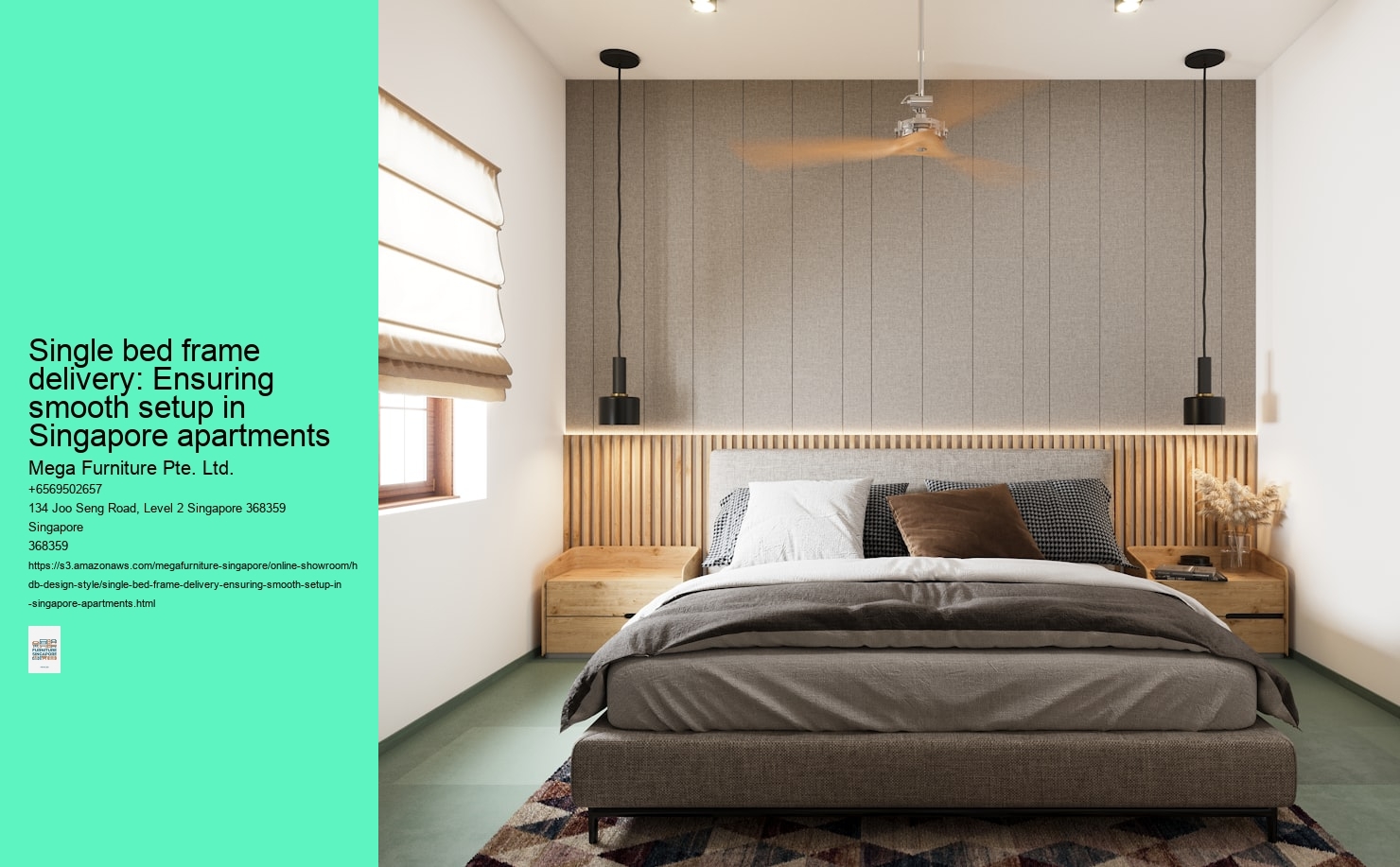 Single bed frame delivery: Ensuring smooth setup in Singapore apartments