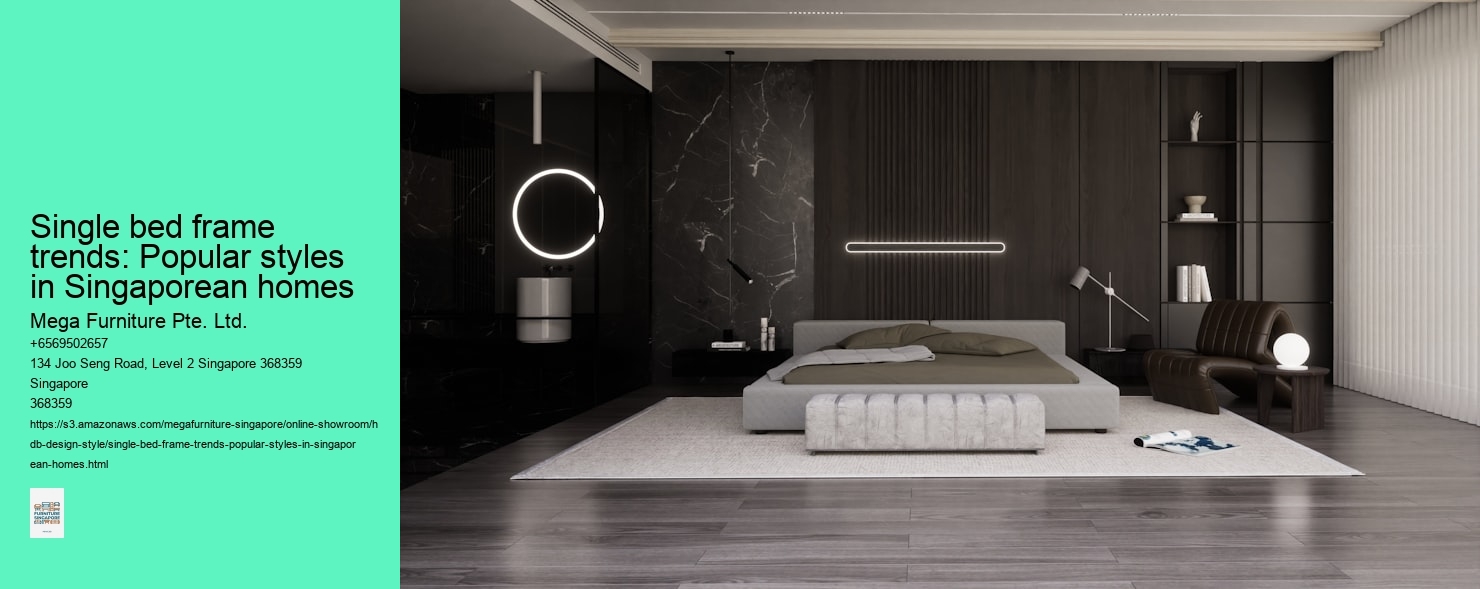 Single bed frame trends: Popular styles in Singaporean homes