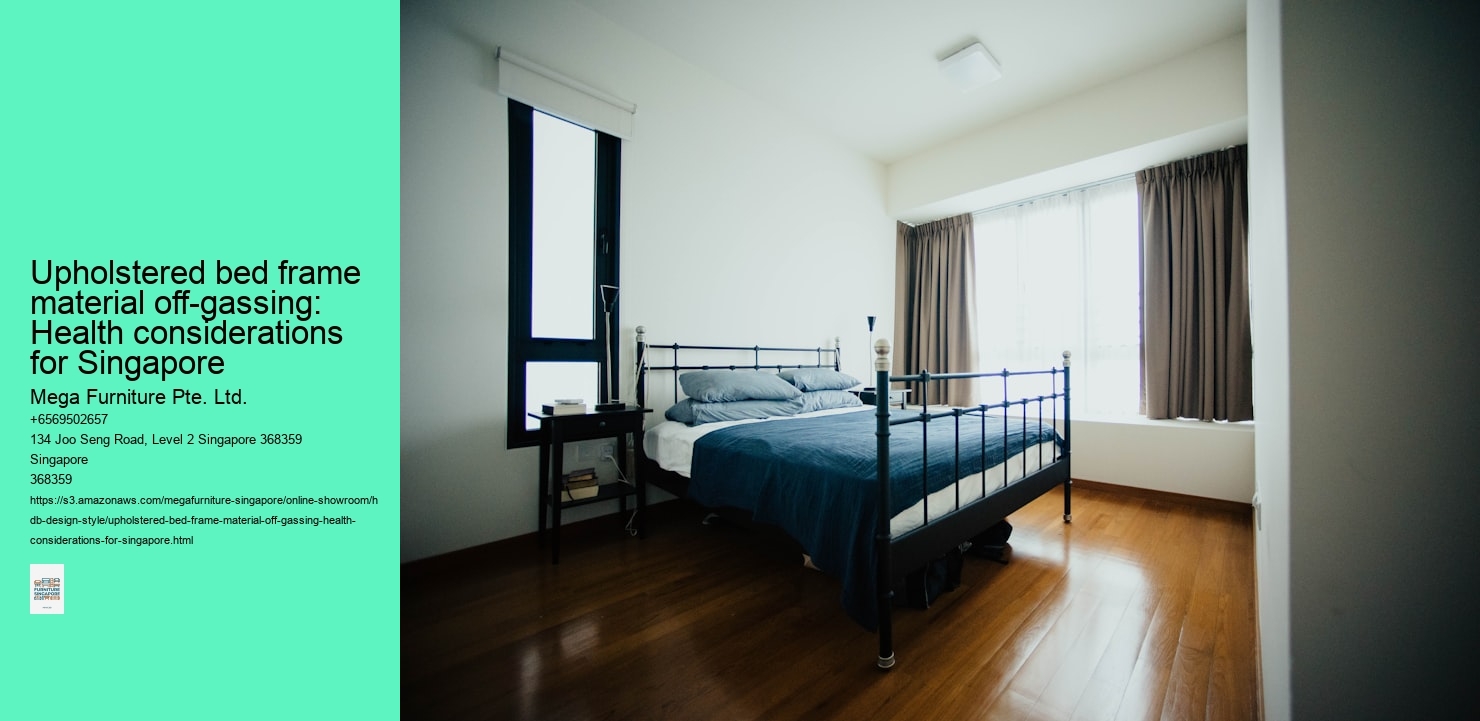 Upholstered bed frame material off-gassing: Health considerations for Singapore