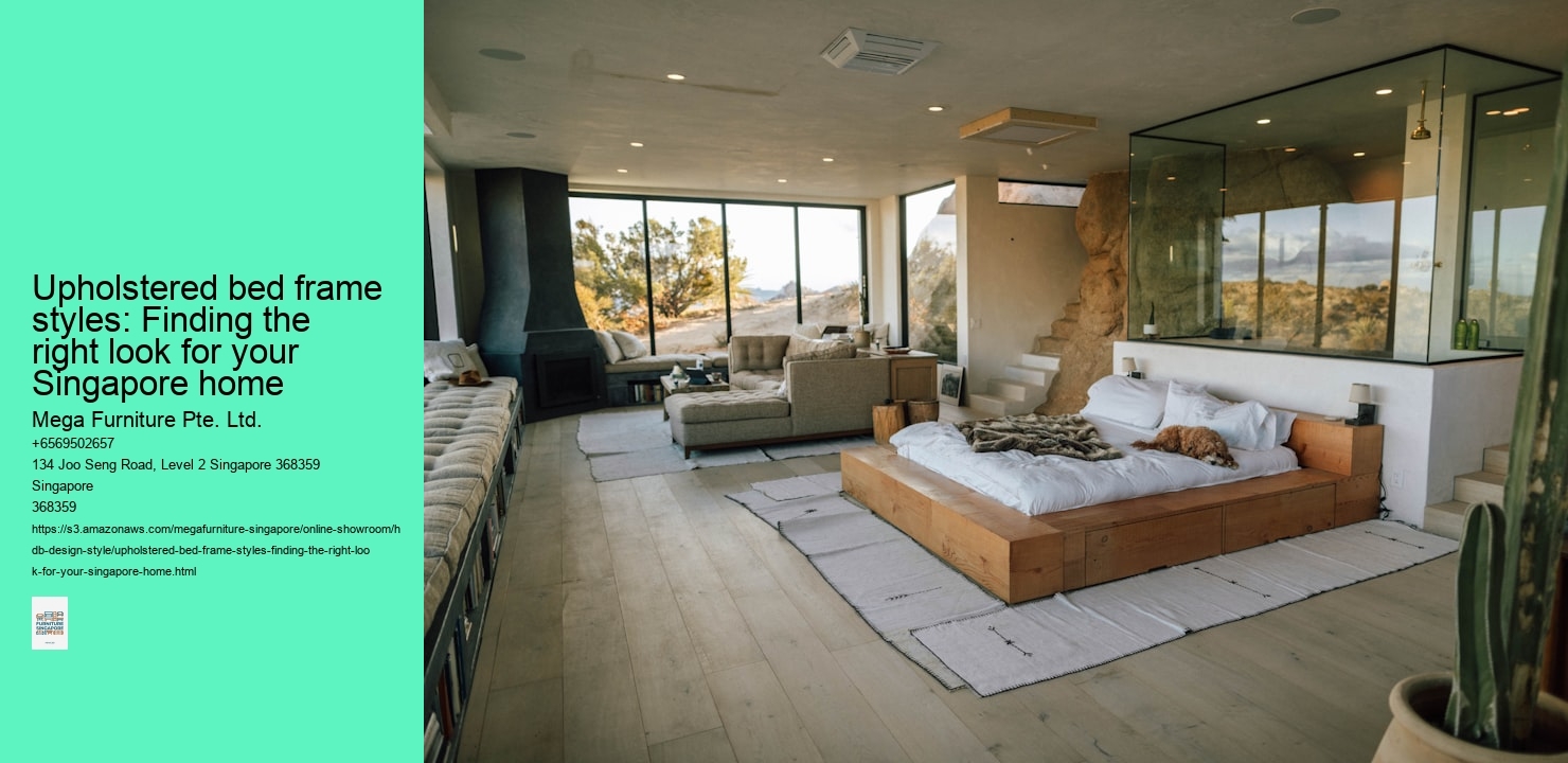 Upholstered bed frame styles: Finding the right look for your Singapore home