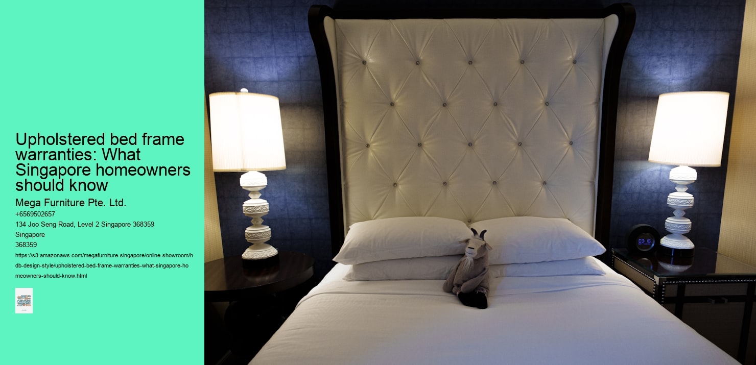 Upholstered bed frame warranties: What Singapore homeowners should know