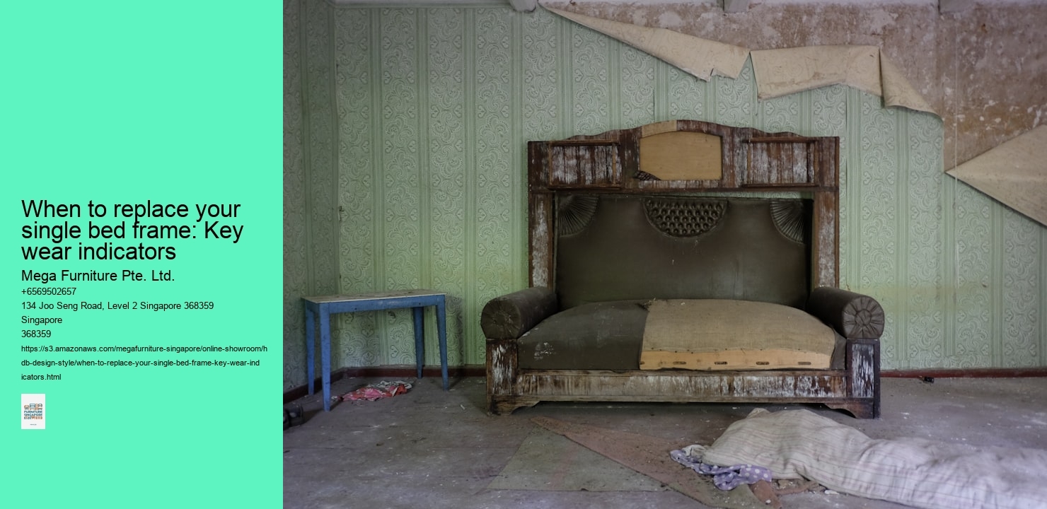 When to replace your single bed frame: Key wear indicators