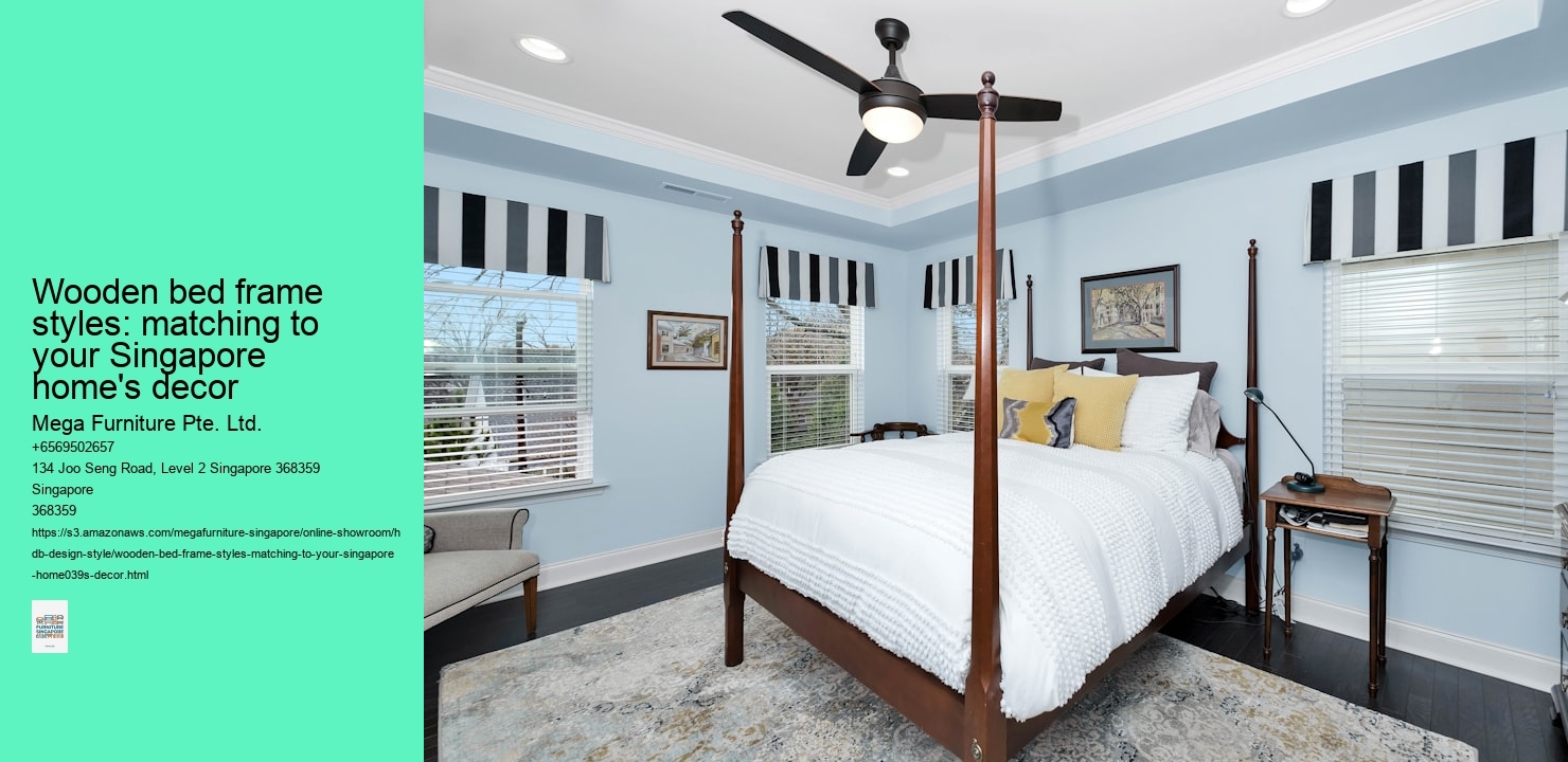 Wooden bed frame styles: matching to your Singapore home's decor