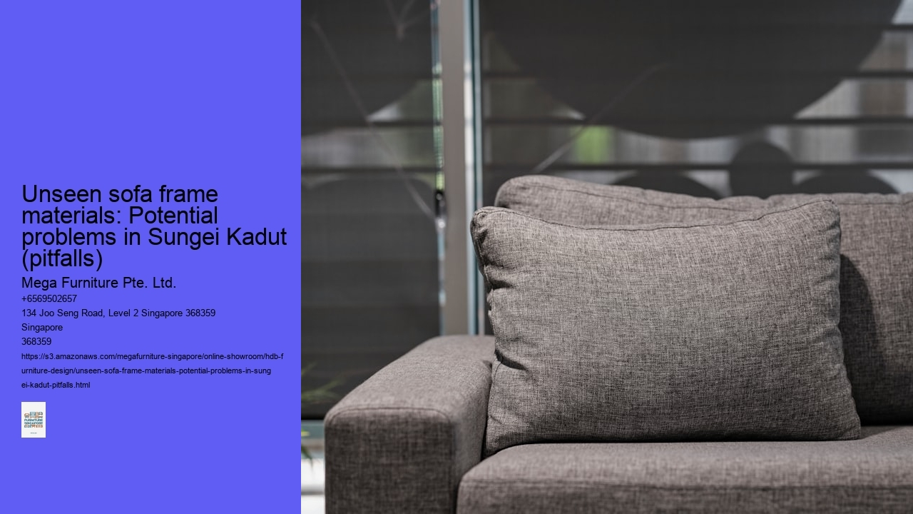 Unseen sofa frame materials: Potential problems in Sungei Kadut (pitfalls)