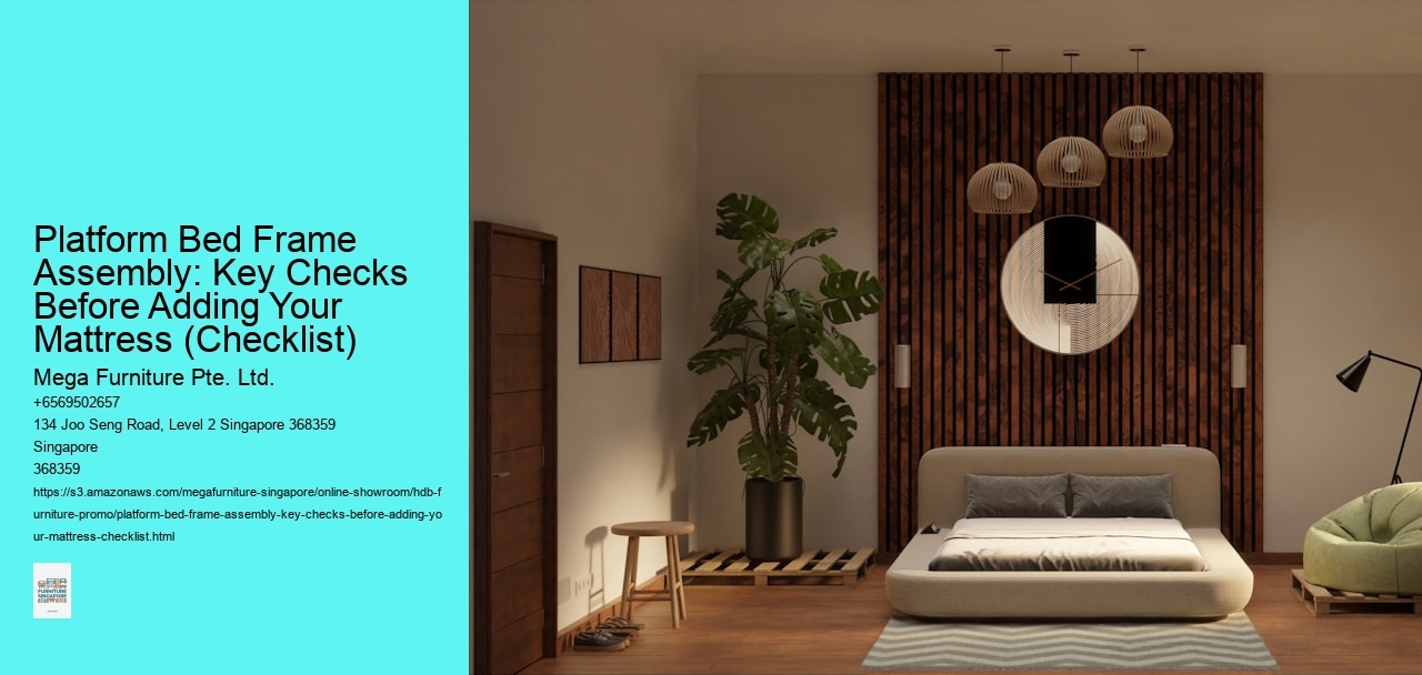 Platform Bed Frame Assembly: Key Checks Before Adding Your Mattress (Checklist)