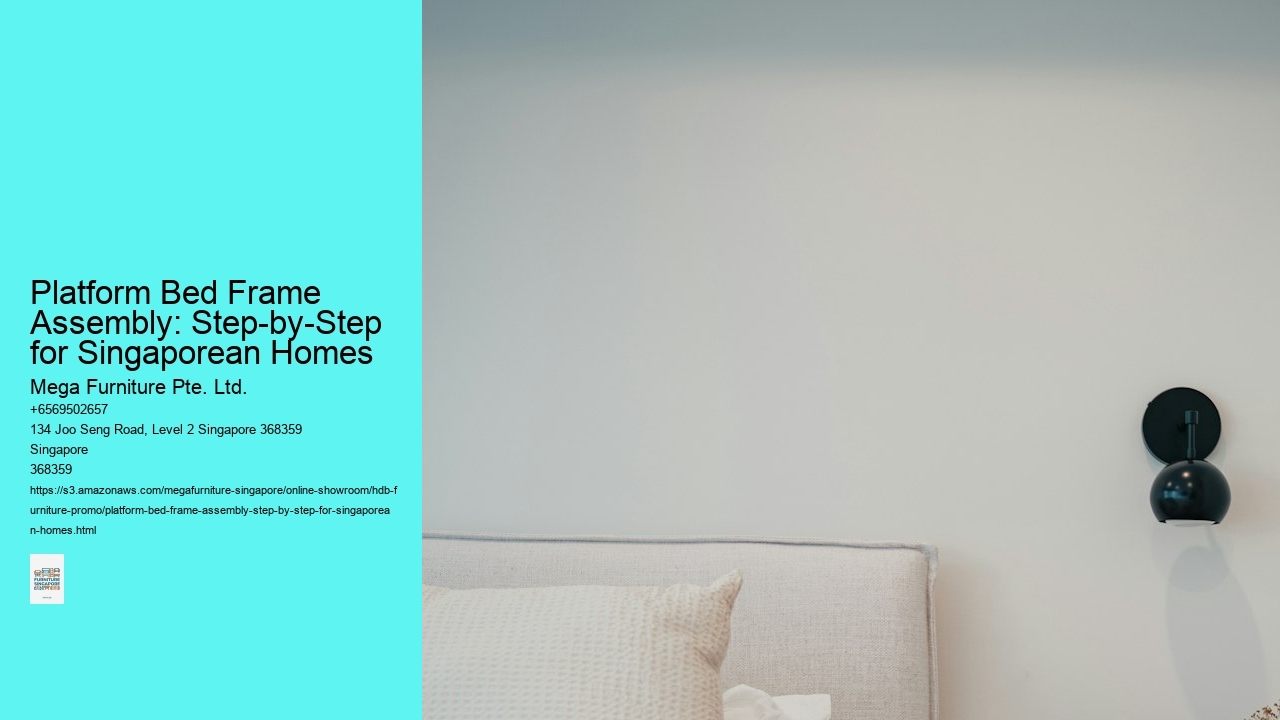 Platform Bed Frame Assembly: Step-by-Step for Singaporean Homes